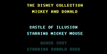 Disney Collection: Castle of Illusion & Quackshot