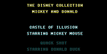 Disney Collection - Castle of Illusion & Quackshot