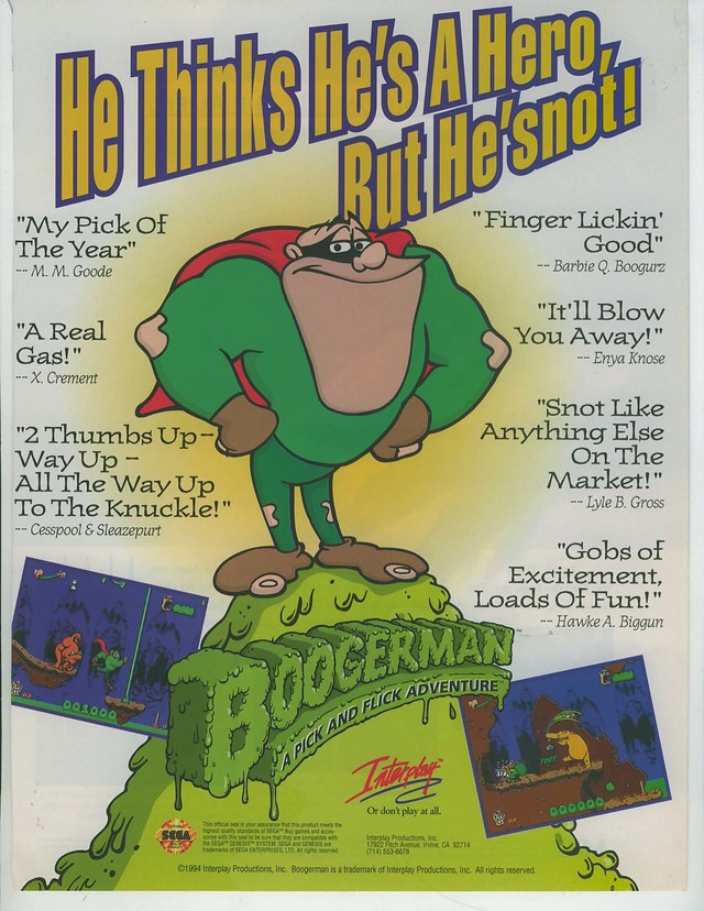 Boogerman Boogerman Poster