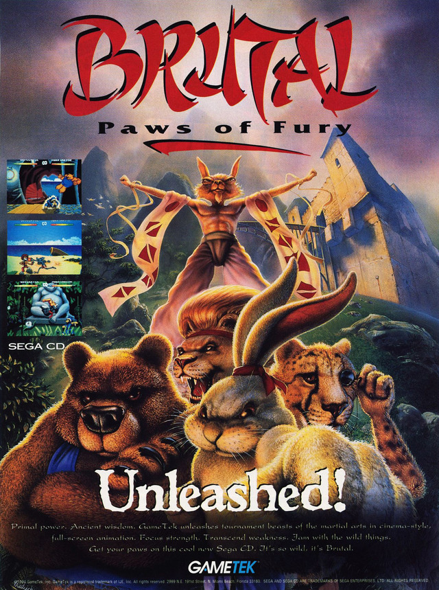 Brutal Unleashed 32X Brutal Unleashed 32X Poster