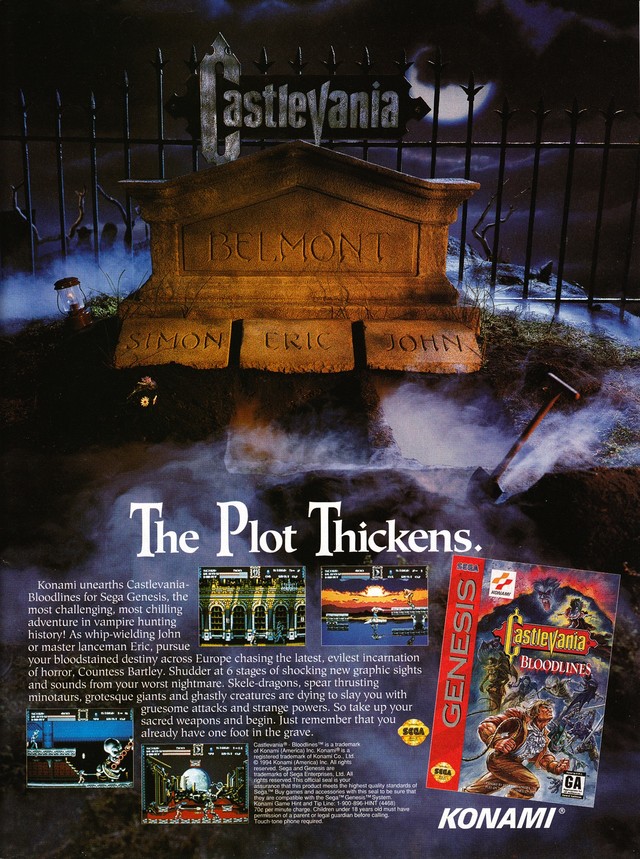 Castlevania: Bloodlines Castlevania: Bloodlines Poster
