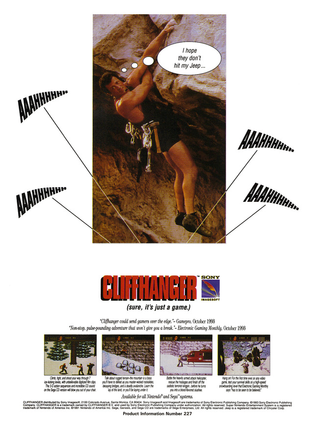 Cliffhanger Cliffhanger Poster