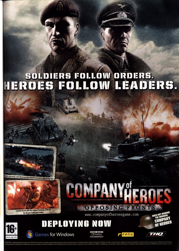 Company of Heroes: Opposing Fronts Company of Heroes: Opposing Fronts Poster