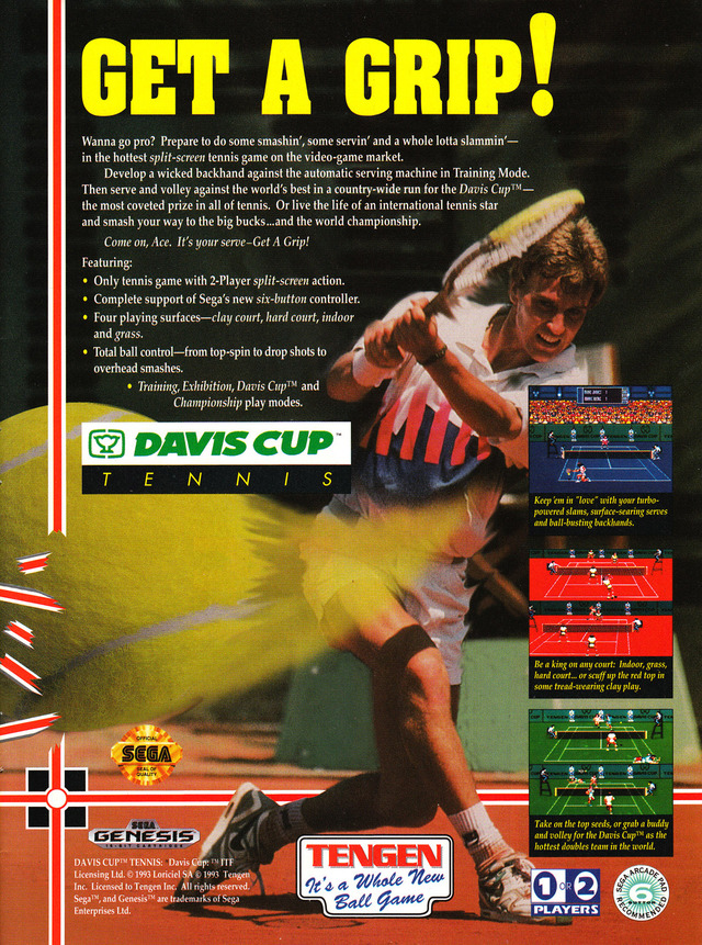 Davis Cup World Tour Tennis Davis Cup World Tour Tennis Poster
