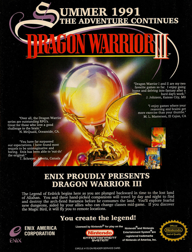 Dragon Warrior III Dragon Warrior III Poster
