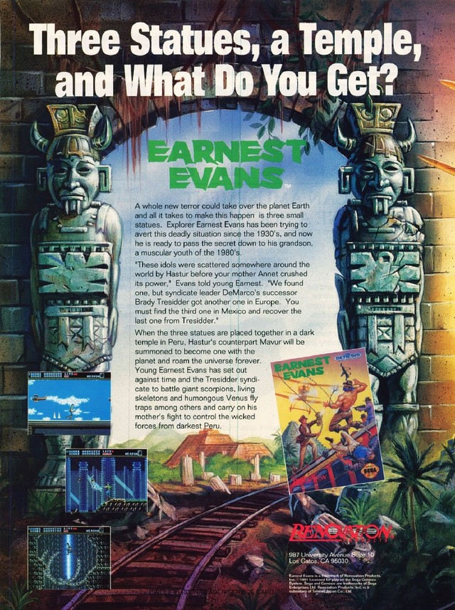 Earnest Evans Earnest Evans Poster