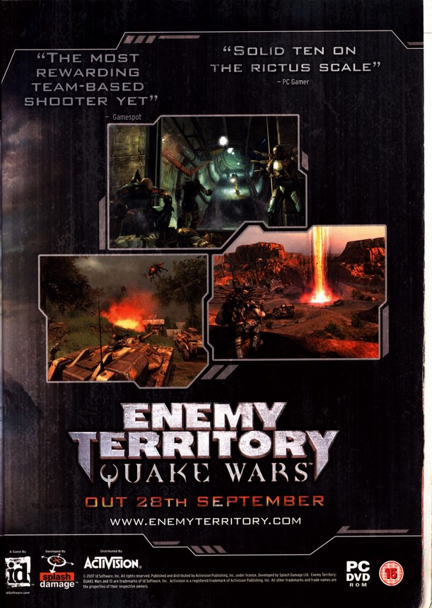 Enemy Territory: Quake Wars Enemy Territory: Quake Wars Poster