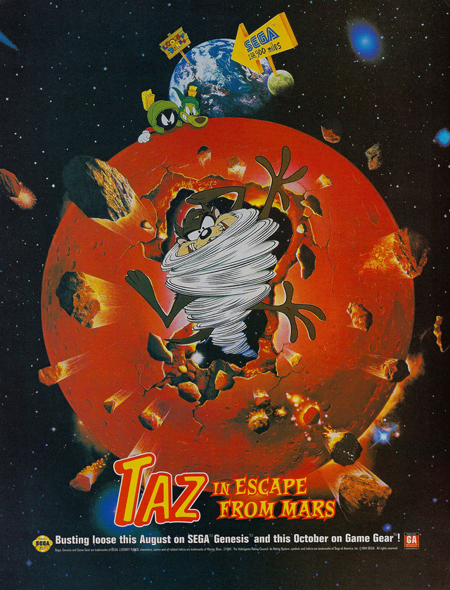 Escape From Mars Starring Taz Escape From Mars Starring Taz Poster