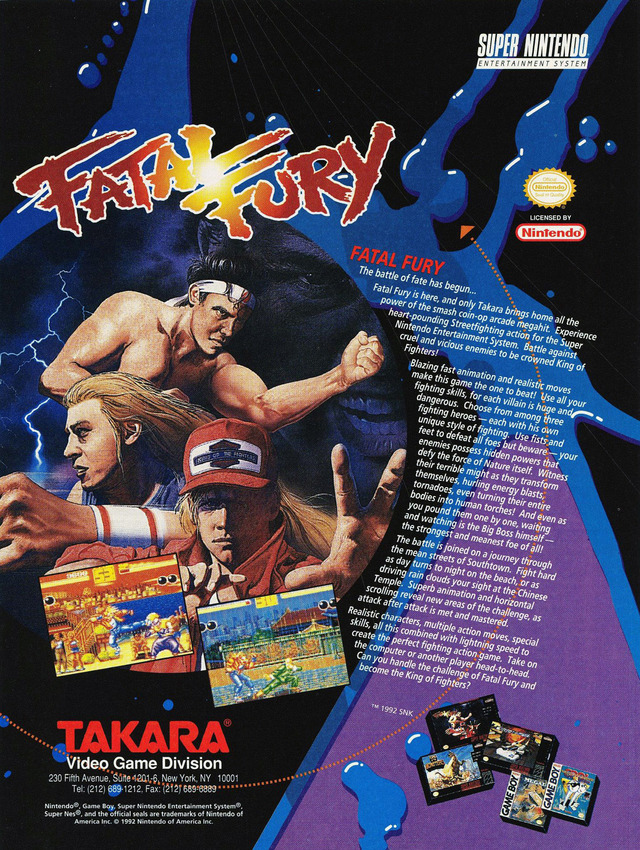 Fatal Fury Fatal Fury Poster