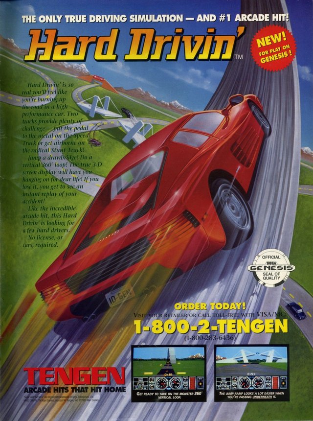 Hard Drivin' Hard Drivin' Poster