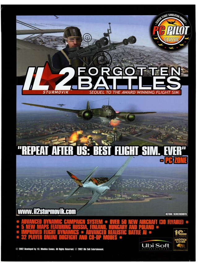 IL-2 Sturmovik: Forgotten Battles IL-2 Sturmovik: Forgotten Battles Poster