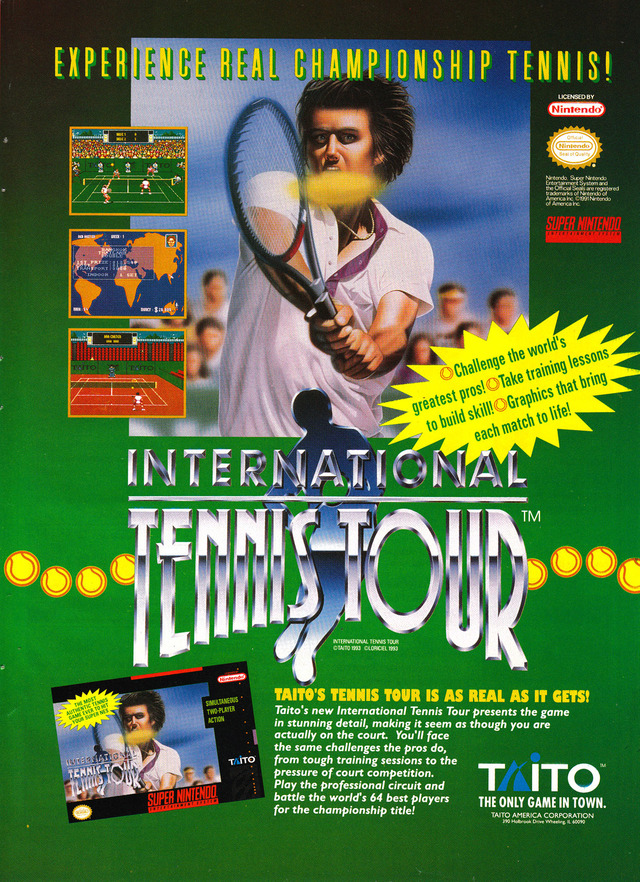International Tennis Tour International Tennis Tour Poster