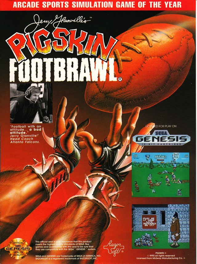 Jerry Glanville's Pigskin Footbrawl Jerry Glanville's Pigskin Footbrawl Poster