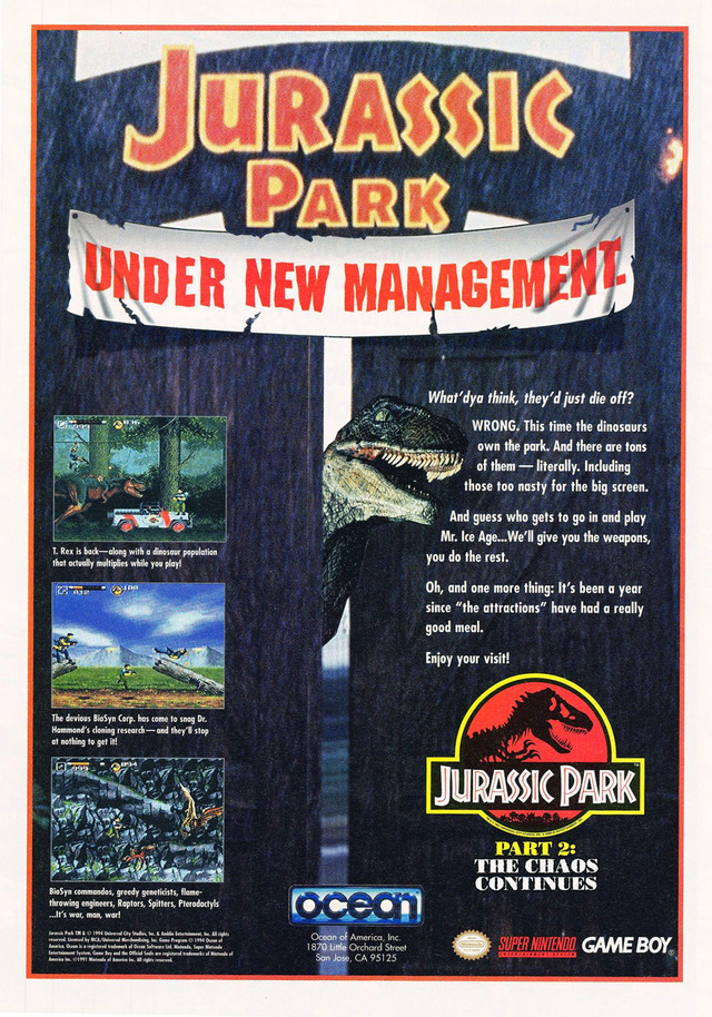 Jurassic Park 2: The Chaos Continues Jurassic Park 2: The Chaos Continues Poster