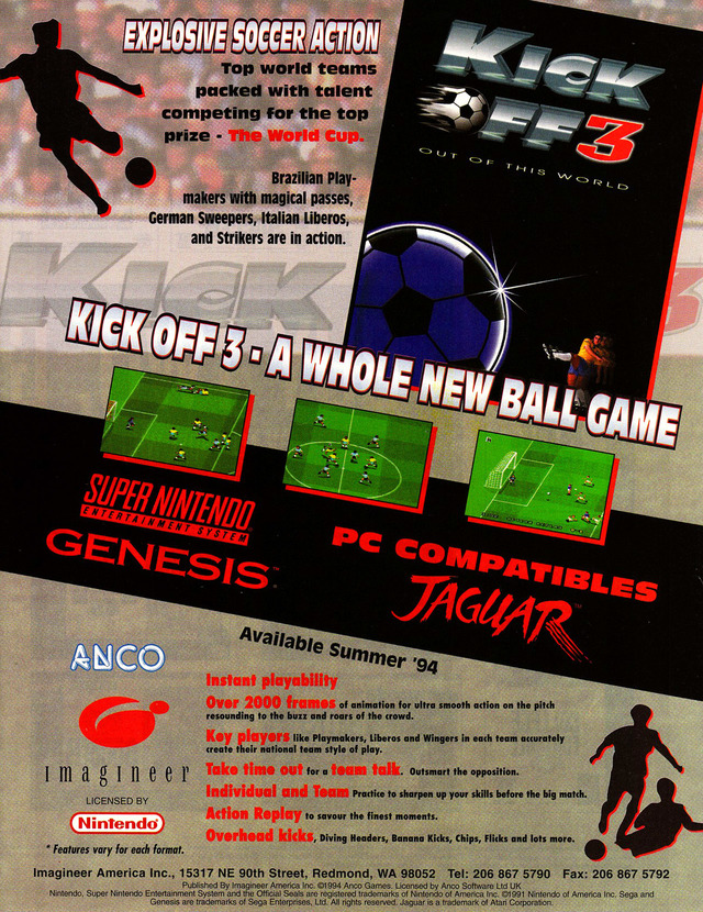 Kick Off 3: European Challenge Kick Off 3: European Challenge Poster