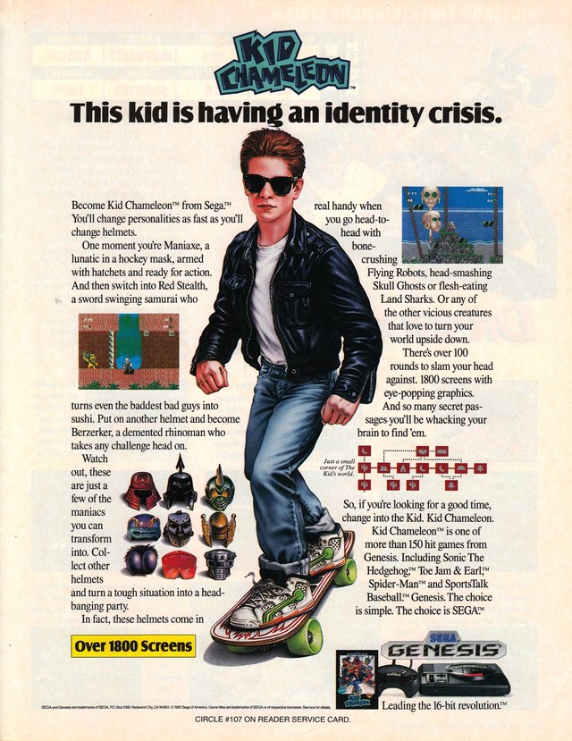 Kid Chameleon Kid Chameleon Poster
