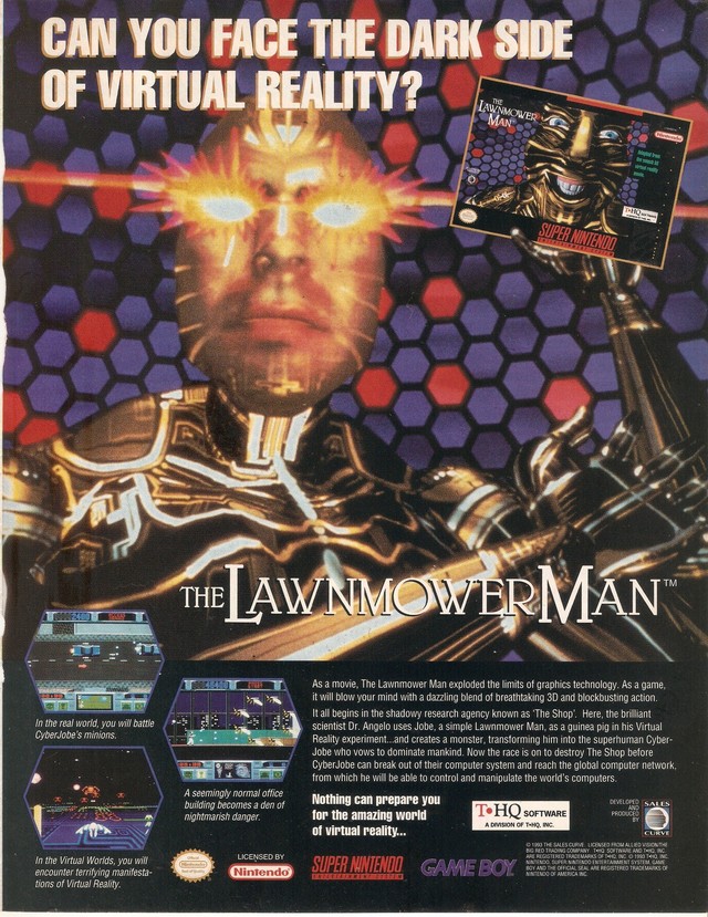 The Lawnmower Man The Lawnmower Man Poster