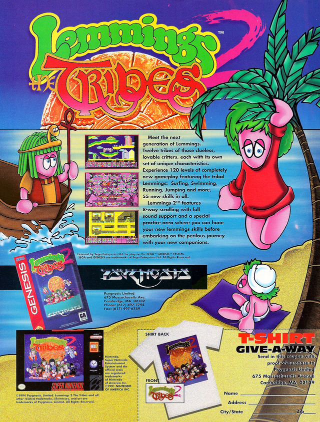Lemmings 2: The Tribes Lemmings 2: The Tribes Poster