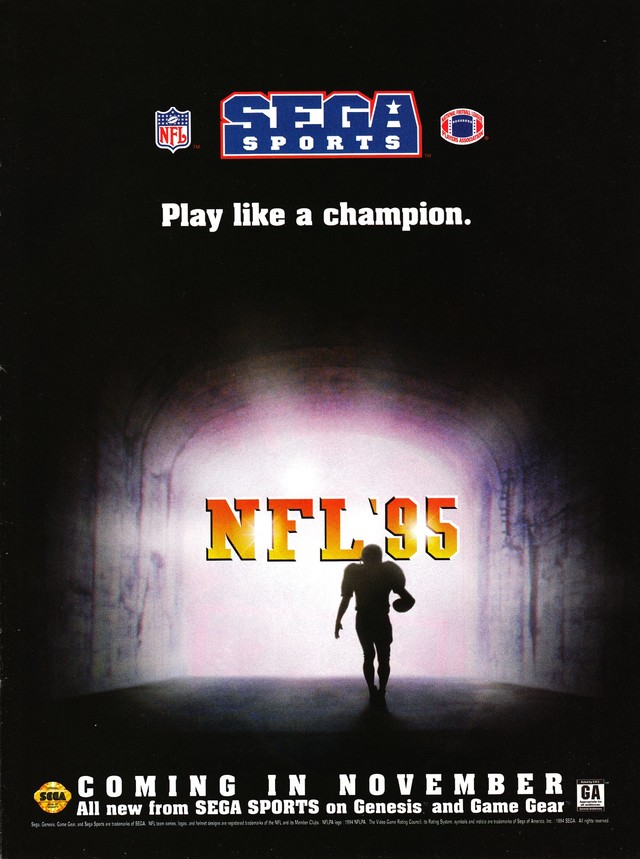 Madden NFL 95 Madden NFL 95 Poster