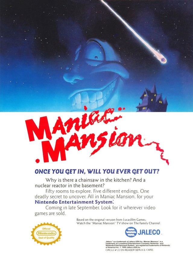 Maniac Mansion Maniac Mansion Poster