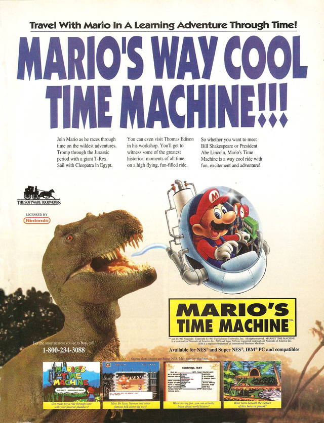 Mario's Time Machine Mario's Time Machine Poster