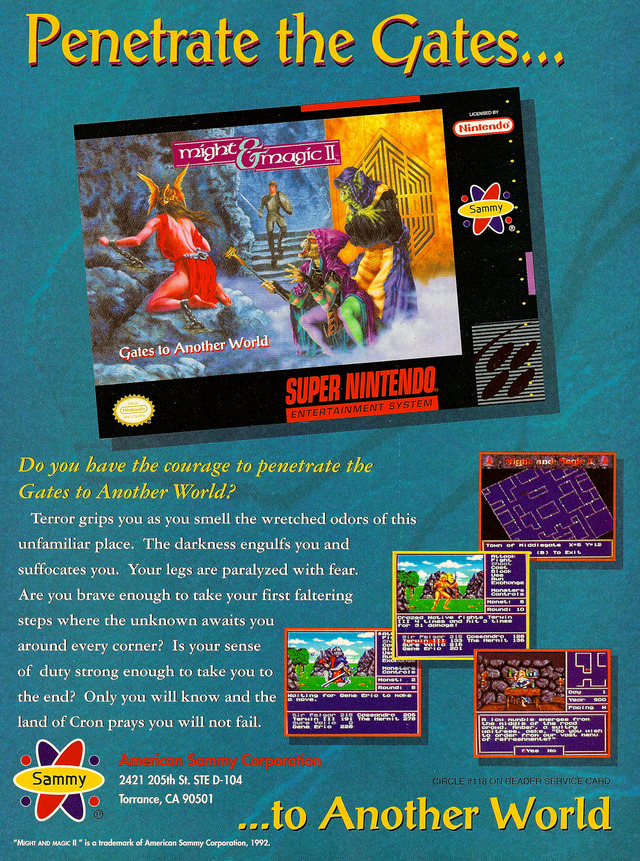 Might and Magic 2: Gates to Another World Might and Magic 2: Gates to Another World Poster