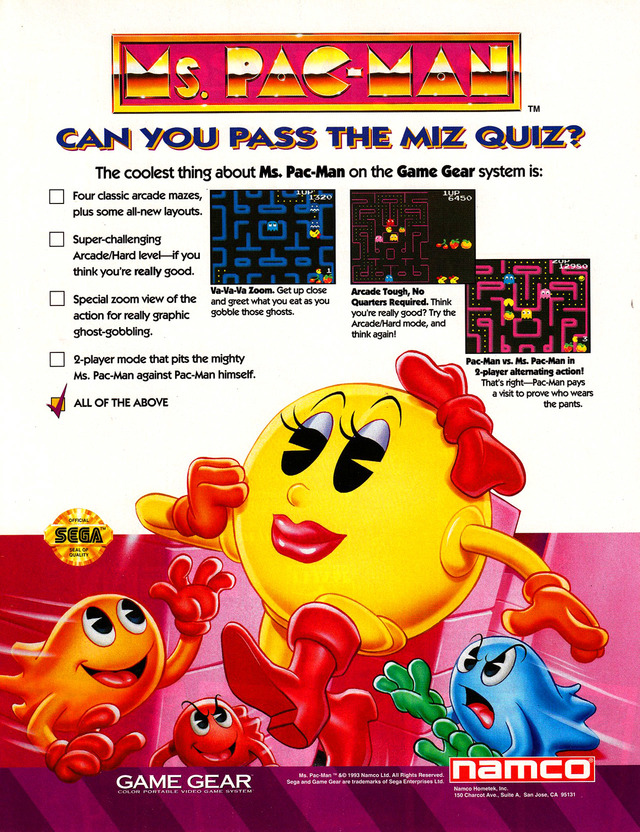 Ms. Pac-Man Ms. Pac-Man Poster