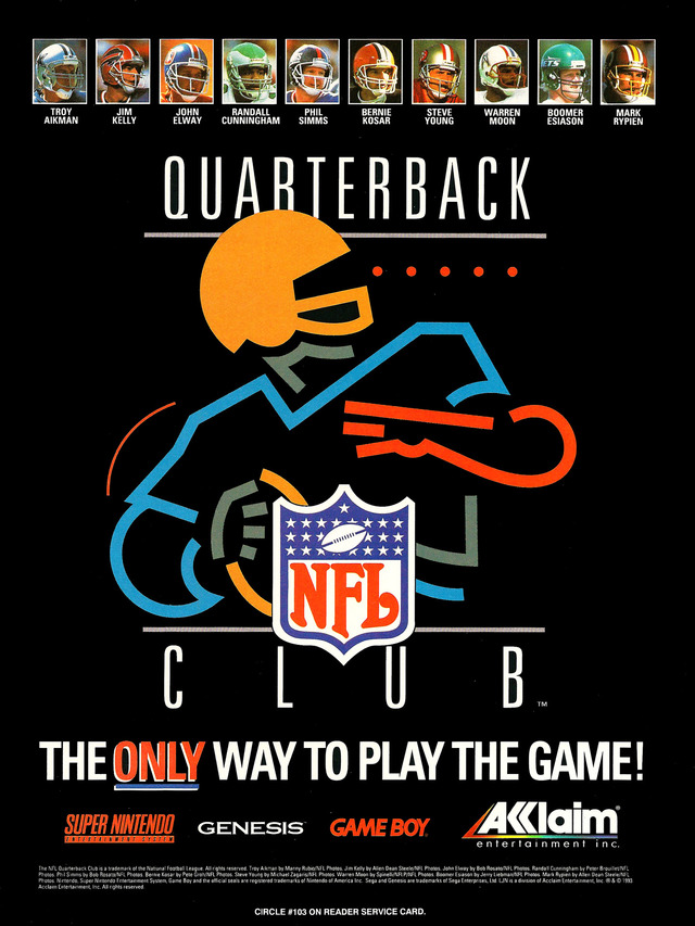 NFL Quarterback Club NFL Quarterback Club Poster