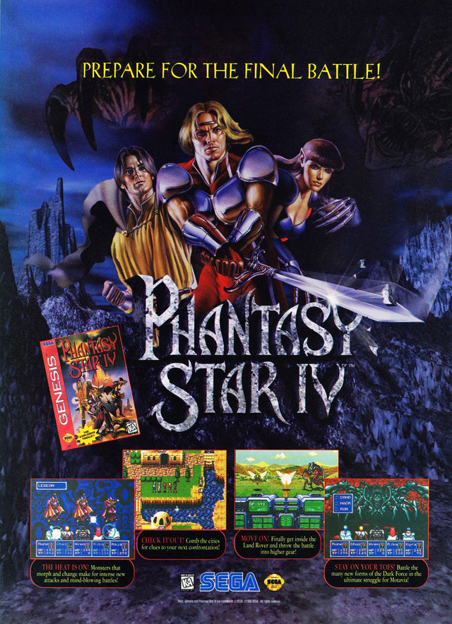 Phantasy Star 3: Generations of Doom Phantasy Star 3: Generations of Doom Poster