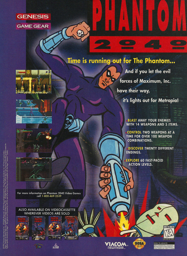 Phantom 2040 (1995) Phantom 2040 (1995) Poster