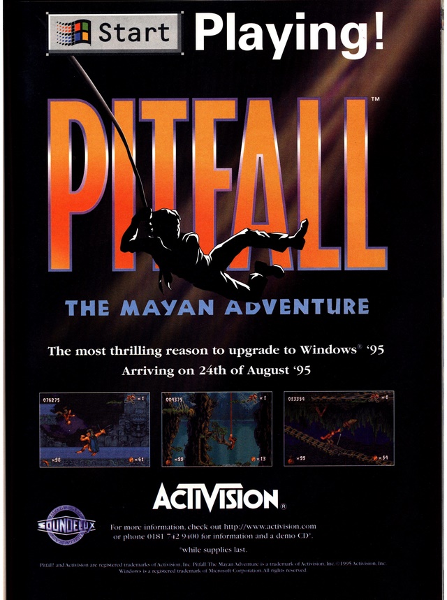 Pitfall: The Mayan Adventure Pitfall: The Mayan Adventure Poster