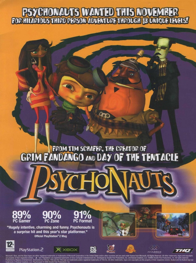 Psychonauts Psychonauts Poster
