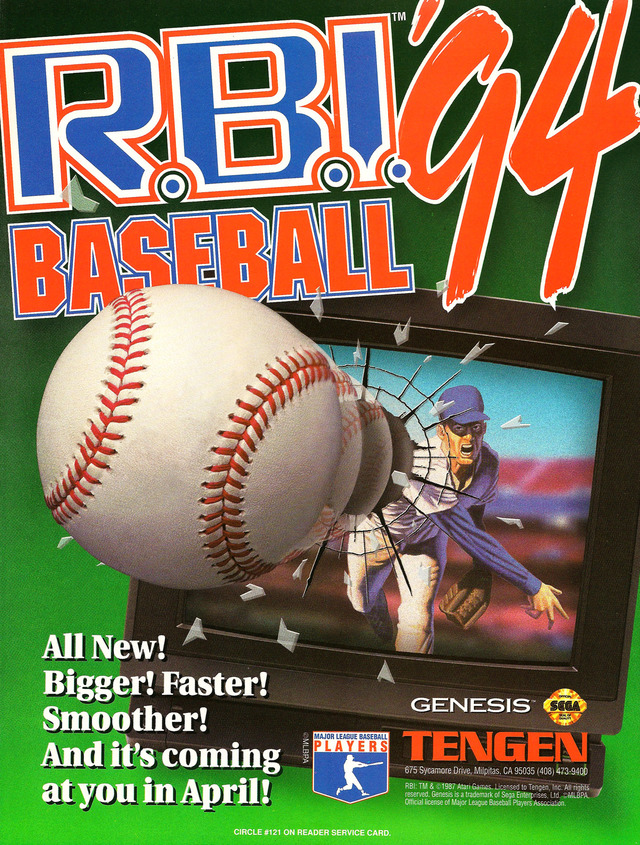 RBI Baseball 94 RBI Baseball 94 Poster