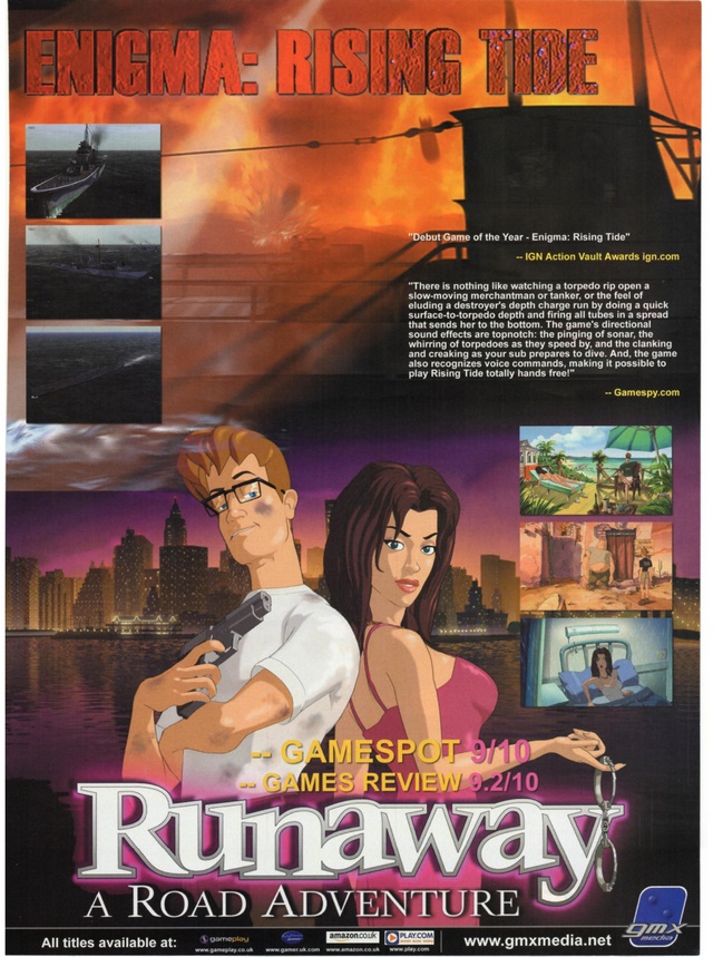 Runaway: A Road Adventure Runaway: A Road Adventure Poster