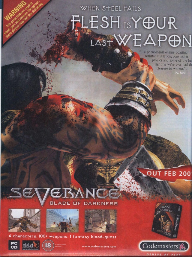 Severance: Blade of Darkness Severance: Blade of Darkness Poster