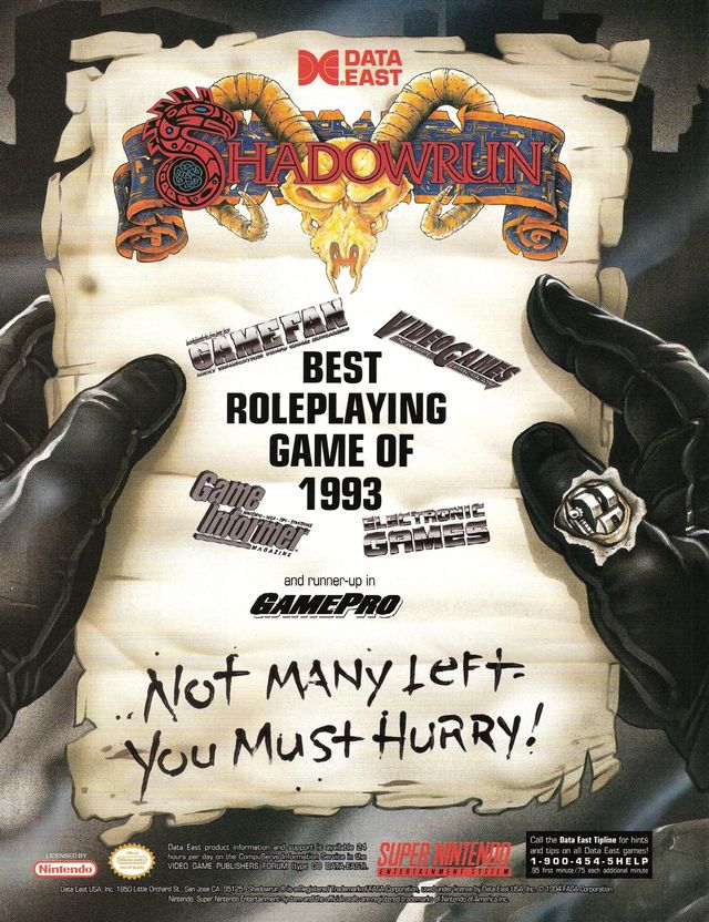 Shadowrun Shadowrun Poster
