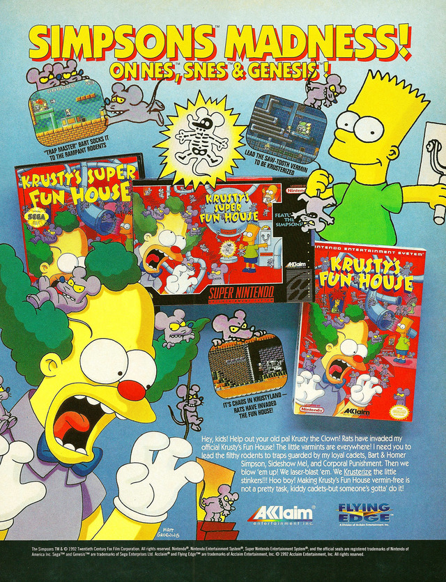 The Simpsons - Krusty's Super Funhouse The Simpsons - Krusty's Super Funhouse Poster