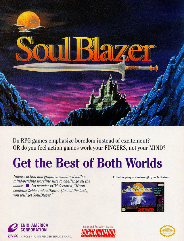 Soul Blazer Soul Blazer Poster