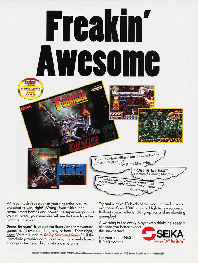 Super Turrican (1993) Super Turrican (1993) Poster