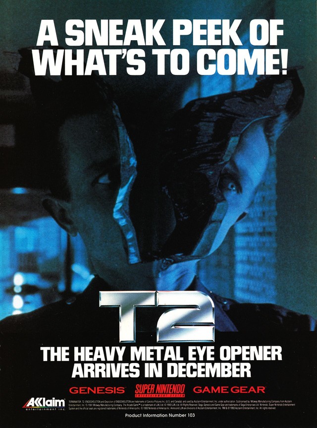 Terminator 2: The Arcade Game Terminator 2: The Arcade Game Poster
