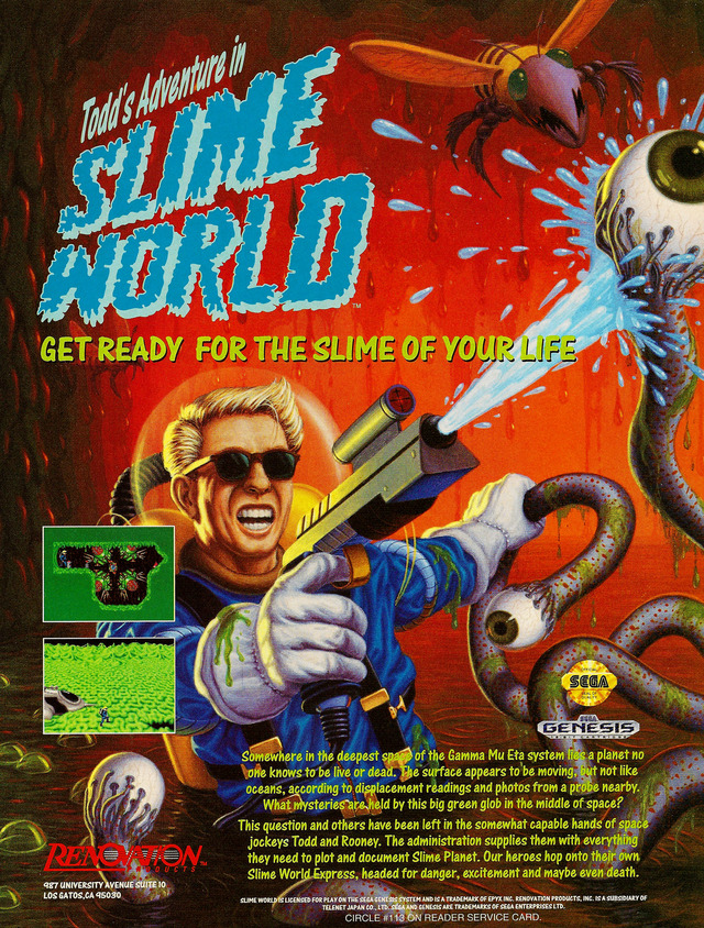 Todd's Adventures in Slime World Todd's Adventures in Slime World Poster