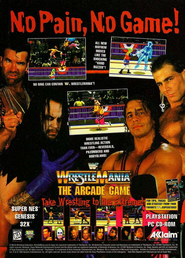 WWF Wrestlemania Arcade WWF Wrestlemania Arcade Poster