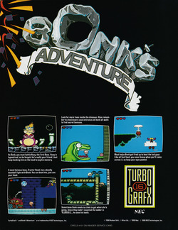 Bonk's Adventure Poster