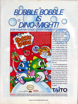 Bubble Bobble Poster