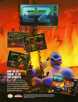ClayFighter 2: Judgement Clay Poster