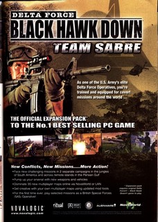 Delta Force: Black Hawk Down – Team Sabre Poster