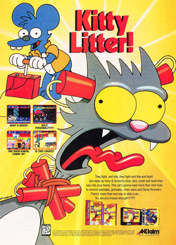 The Simpsons - The Itchy and Scratchy Game Poster