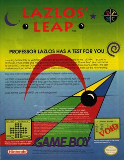 Lazlo's Leap Poster