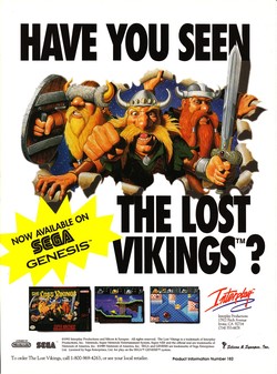 The Lost Vikings Poster