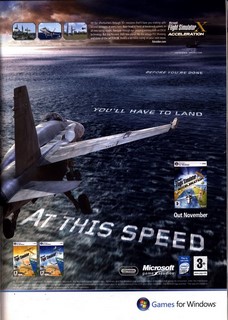 Microsoft Flight Simulator X: Acceleration Poster